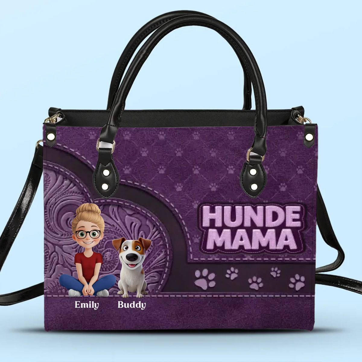 Personalisierte Handtasche – Geschenk für Haustierbesitzer – Stolze Hundemama
