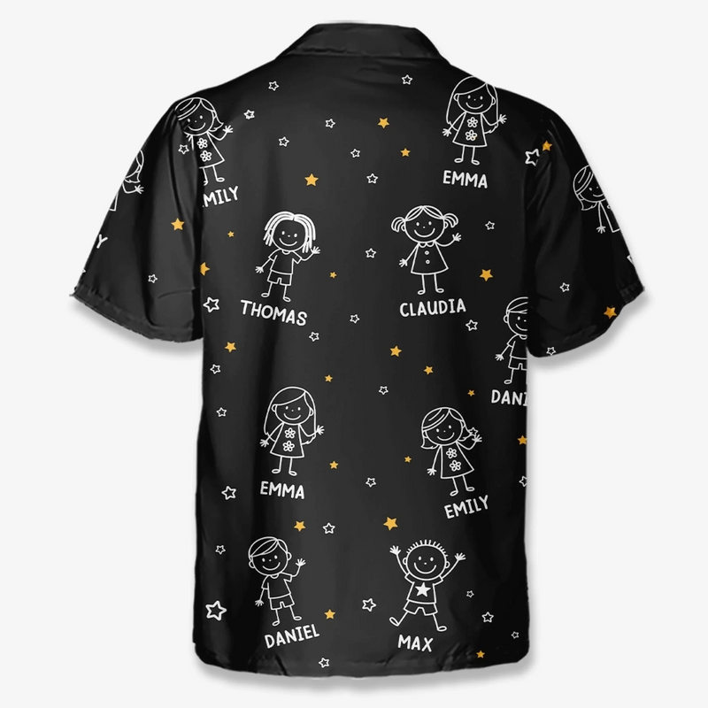 Personalisiertes Hawaiihemd – Geschenk für Opa, Papa – Diese Opa gehört zu