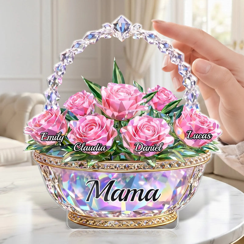 Personalisierte Acrylplakette – Muttertagsgeschenk für Mama, Oma - In liebevoller Gedenken