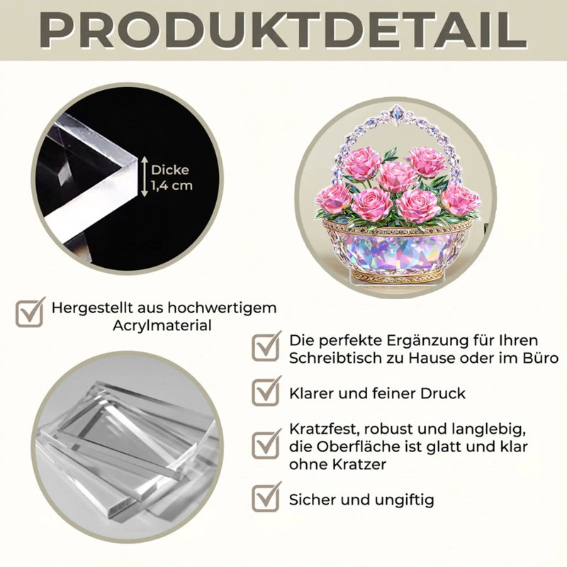 Personalisierte Acrylplakette – Muttertagsgeschenk für Mama, Oma - In liebevoller Gedenken