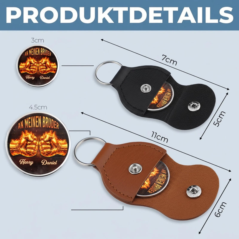 Personalisierter Taschenknuddler – Geschenk für Bruder – Für dich, Bruder