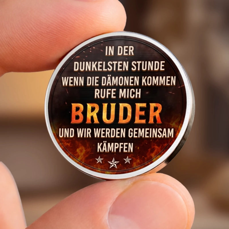 Personalisierter Taschenknuddler – Geschenk für Bruder – Für dich, Bruder