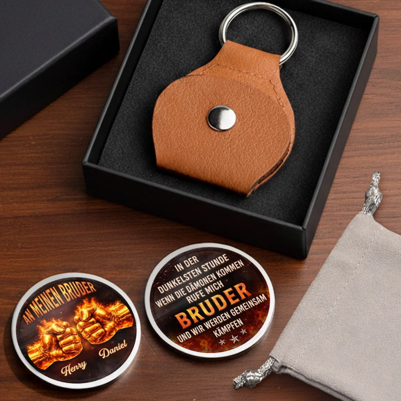 Personalisierter Taschenknuddler – Geschenk für Bruder – Für dich, Bruder