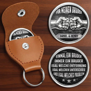 Personalisierter Taschenknuddler – Geschenk für Bruder – Ewige Verbundenheit