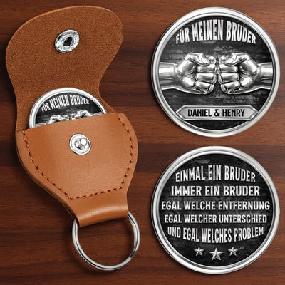 Personalisierter Taschenknuddler – Geschenk für Bruder – Ewige Verbundenheit