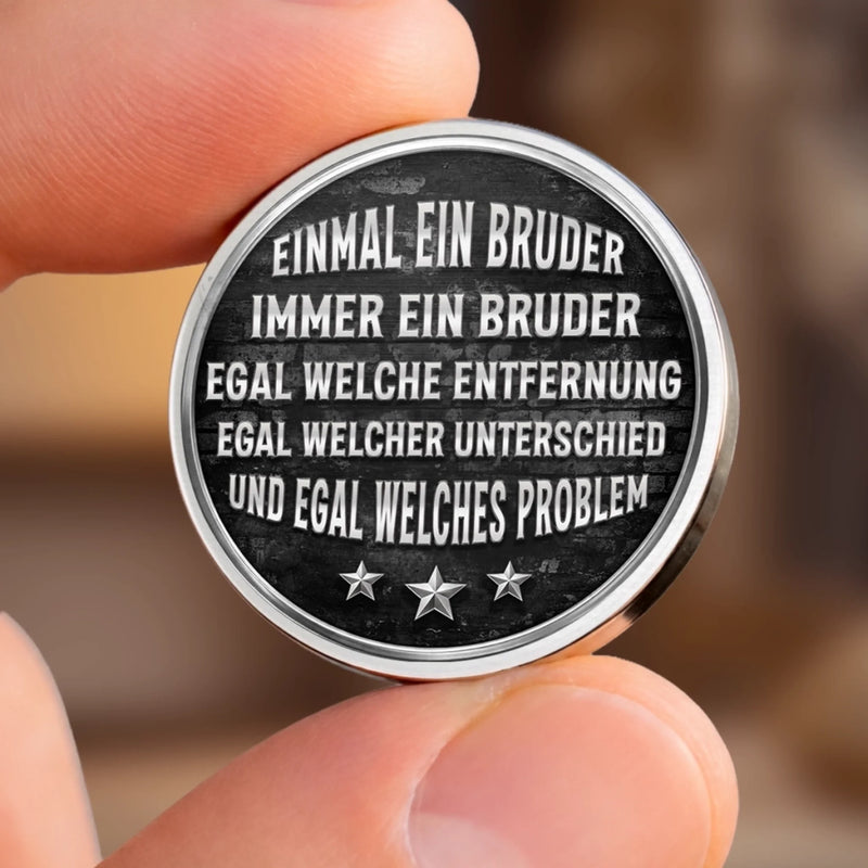 Personalisierter Taschenknuddler – Geschenk für Bruder – Ewige Verbundenheit