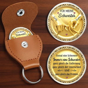 Personalisierter Taschenknuddler – Geschenk für Schwester – Gesegnet mit einer Schwester wie dir