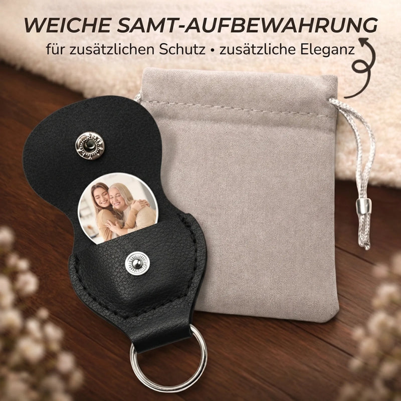 Personalisierter Taschenknuddler mit Foto – Geschenk für  Tochter, Sohn – Unendlich stolz auf dich