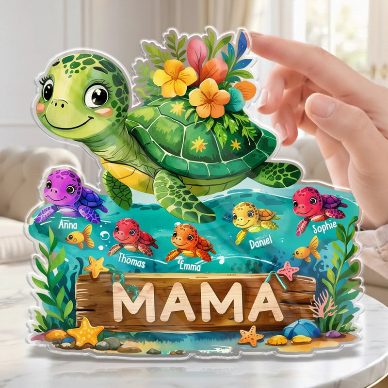 Personalisierte Acrylplakette – Muttertagsgeschenk für Mama, Oma - In Liebe unvergessen