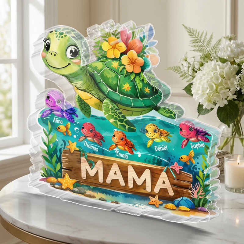 Personalisierte Acrylplakette – Muttertagsgeschenk für Mama, Oma - In Liebe unvergessen