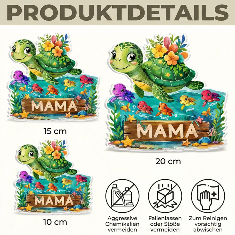 Personalisierte Acrylplakette – Muttertagsgeschenk für Mama, Oma - In Liebe unvergessen
