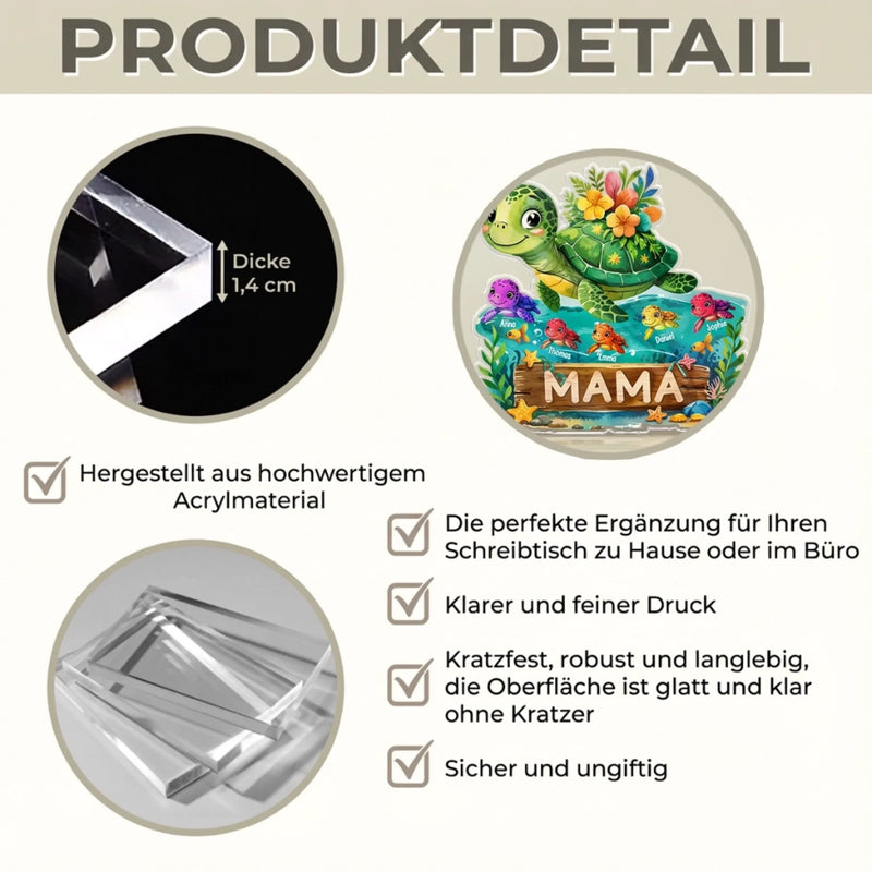 Personalisierte Acrylplakette – Muttertagsgeschenk für Mama, Oma - In Liebe unvergessen