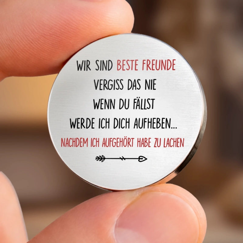 Personalisierter Taschenknuddler – Geschenk für Schwester – Nur für meine Schwester