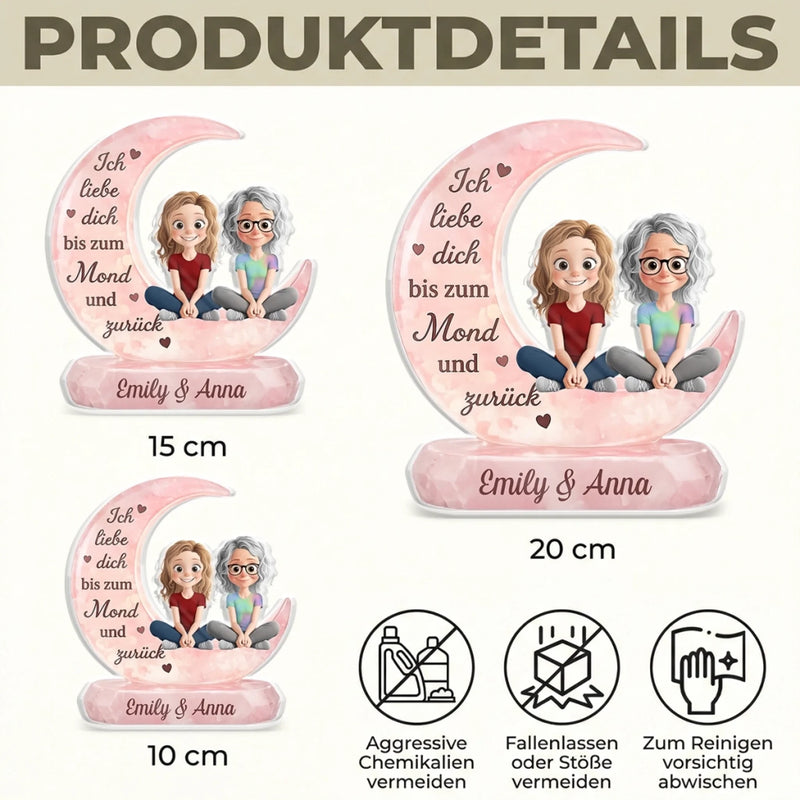 Personalisierte Acrylplakette – Muttertagsgeschenk für Mama – Liebe ist unbesiegbar