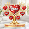 Personalisierte Acrylplakette – Muttertagsgeschenk für Mama, Oma - Zeit vergeht, Liebe bleibt