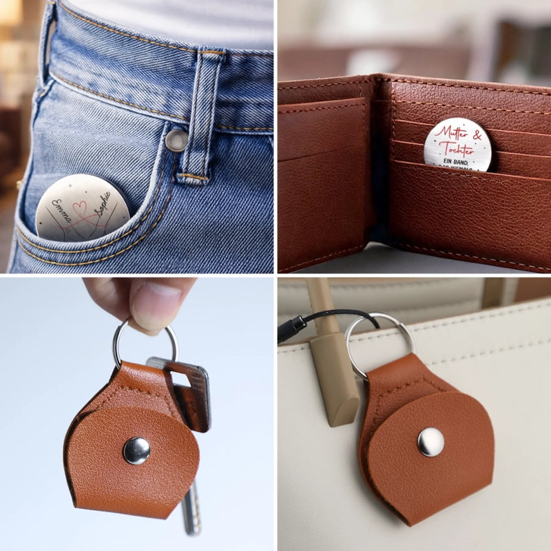 Personalisierter Taschenknuddler – Geschenk für Mama, Tochter – Was niemals bricht