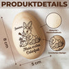 Personalisierter Eier-Shaker aus Holz – Ostergeschenk für Babys – Ein Zeichen der Liebe