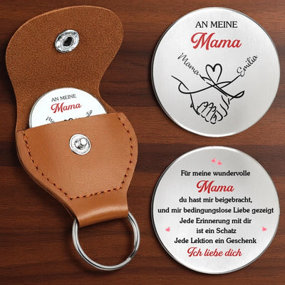 Personalisierter Taschenknuddler – Geschenk für Mama – Was für immer bleibt