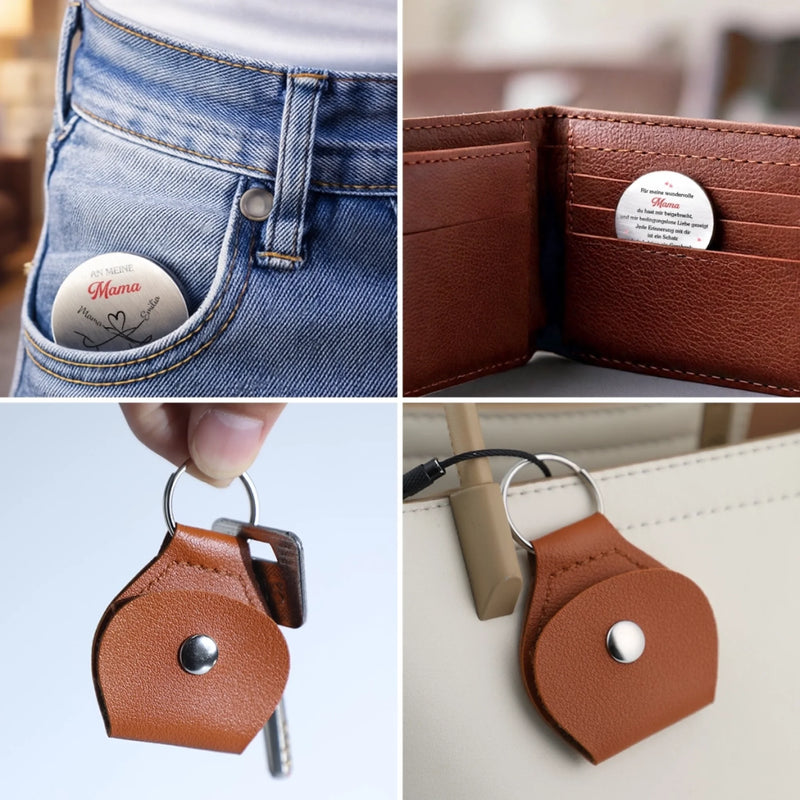 Personalisierter Taschenknuddler – Geschenk für Mama – Was für immer bleibt