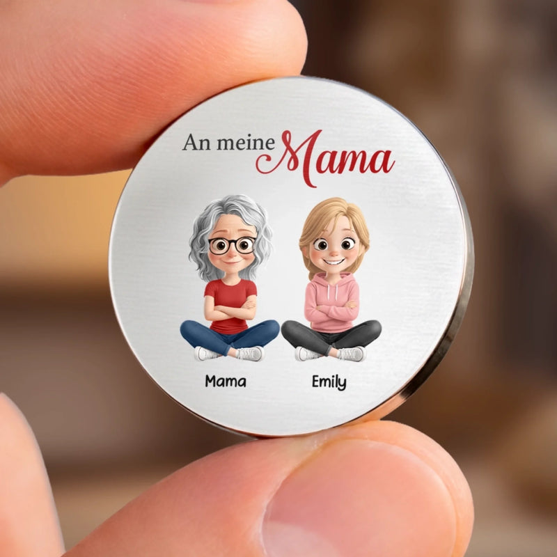 Personalisierter Taschenknuddler – Geschenk für Mama – Mein Leben verdanke ich dir