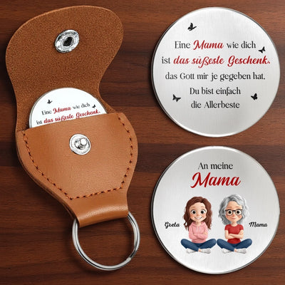 Personalisierter Taschenknuddler – Geschenk für Mama – Mein Dank gilt dir