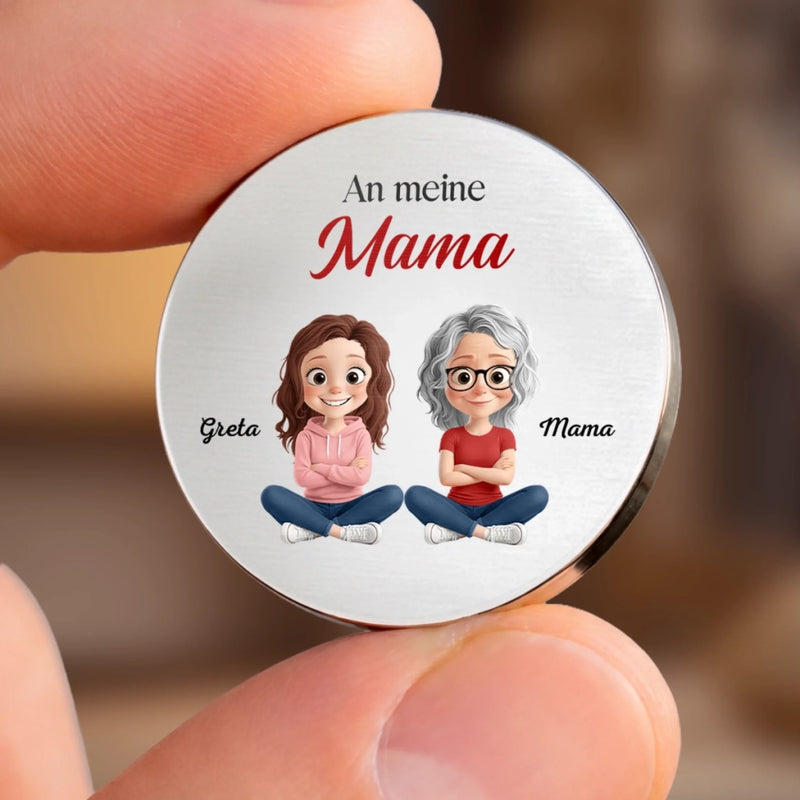 Personalisierter Taschenknuddler – Geschenk für Mama – Mein Dank gilt dir