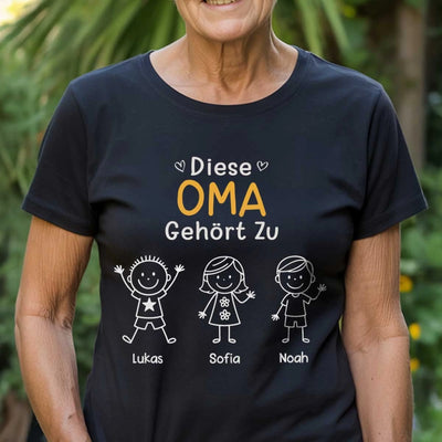 Individuell Gestaltetes Unisex-T-Shirt, Premium-T-Shirt, Hoodie – Personalisierte Geburtstagsgeschenke Für Papa, Opa – Befördert Zum Opa