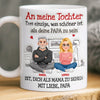 Personalisierte Tasse – Geschenk für Tochter – Für immer dein Papa