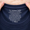 Personalisiertes Unisex-T-Shirt mit Innenkragen-Druck – Geschenk für Sohn – An meinen Sohn