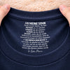 Personalisiertes Unisex-T-Shirt mit Innenkragen-Druck – Geschenk für Sohn – Mutiger