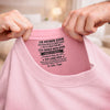 Personalisiertes Unisex-T-Shirt mit Innenkragen-Druck – Geschenk für Sohn – Für immer mein Sohn