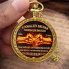 Personalisierte goldene Taschenuhr – Geschenk für Bruder – Mein Bruder, mein Freund