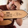 Personalisierter Ledergürtel mit Gravur – Geschenk für Opa, Papa – Danke für all deine Liebe
