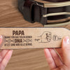Personalisierter Ledergürtel mit Gravur – Geschenk für Opa, Papa – Danke für all deine Liebe