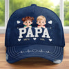 Personalisierte klassische Kappe mit Allover-print – Vatertagsgeschenk für Papa, Opa – Papa der Welt