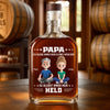 Personalisierte Whiskyflasche – Vatertagsgeschenk Für Papa, Opa – Für immer dein kleines Kind