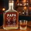 Personalisierte Whiskyflasche – Vatertagsgeschenk Für Papa, Opa – Grund Warum Du Trinks