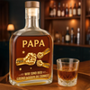 Personalisierte Whiskyflasche – Vatertagsgeschenk Für Papa, Opa – Wegen mir trinkst du
