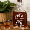 Personalisierte Whiskyflasche – Vatertagsgeschenk Für Papa, Opa – Dein Trinkgrund bin ich