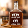Personalisierte Whiskyflasche – Vatertagsgeschenk Für Papa, Opa – Dein Trinkgrund bin ich