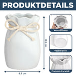 Personalisierte Blumenvase mit Seil – Muttertagsgeschenk für Mama, Oma – Wenn Mamas Blumen wären