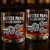 Personalisierter Whiskyglas – Vatertagsgeschenk für Papa, Opa – Der beste Papa überhaupt