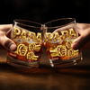 Personalisierter Whiskyglas – Vatertagsgeschenk für Papa, Opa – Der coolste Papa aller Zeiten