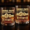 Personalisierter Whiskyglas – Vatertagsgeschenk für Papa – Danke für alles.