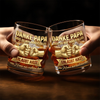 Personalisierter Whiskyglas – Vatertagsgeschenk für Papa – Danke für alles.