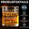 Personalisierter Whiskyglas – Vatertagsgeschenk für Papa, Opa – Ein Band fürs Leben