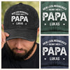 Benutzerdefinierte Baseballkappe Aus Gewaschenem Vintage-denim - Personalisierte Geburtstagsgeschenke Für Papa, Opa - Begleitet Von Meiner Liebsten Familie
