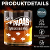 Personalisierter Whiskyglas – Vatertagsgeschenk für Papa, Opa – Papas bester Fang