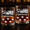 Personalisierter Whiskyglas – Vatertagsgeschenk für Papa, Opa – Papas bester Fang