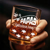 Personalisierter Whiskyglas – Vatertagsgeschenk für Papa, Opa – Papas bester Fang